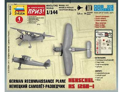 Henschel Hs 126 German Reconnaissance Plane - No glue required - image 2