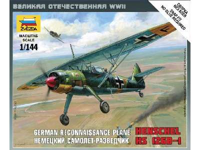 Henschel Hs 126 German Reconnaissance Plane - No glue required - image 3