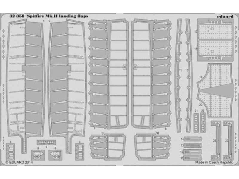 Spitfire Mk. II landing flaps 1/32 - Revell - image 1