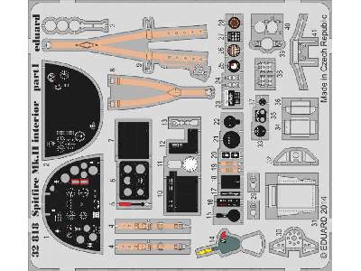 Spitfire Mk. II interior S. A. 1/32 - Revell - image 2