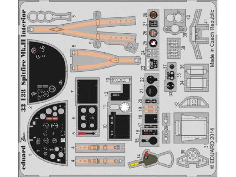 Spitfire Mk. II interior S. A. 1/32 - Revell - image 1