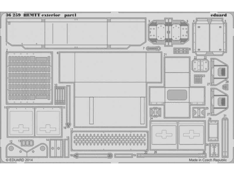 HEMTT exterior 1/35 - Italeri - image 1