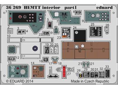 HEMTT interior - colour 1/35 - Italeri - image 2