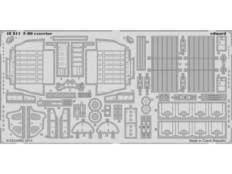 F-80 exterior 1/48 - Hobby Boss - image 1