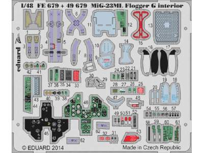 MiG-23ML Flogger G interior S. A. 1/48 - Trumpeter - image 1