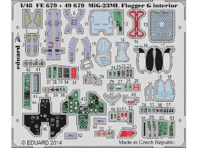 MiG-23ML Flogger G interior S. A. 1/48 - Trumpeter - image 2