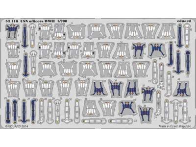 USN officers WWII 1/200 S. A. 1/200 - image 1