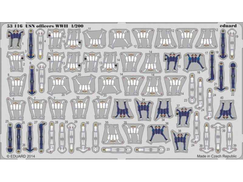 USN officers WWII 1/200 S. A. 1/200 - image 1