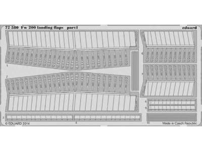 Fw 200 landing flaps 1/72 - Trumpeter - image 1