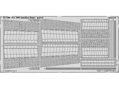 Fw 200 landing flaps 1/72 - Trumpeter - image 3