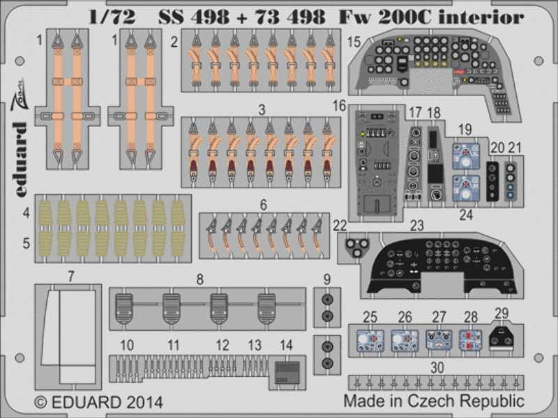 Fw 200C interior S. A. 1/72 - Trumpeter - image 1