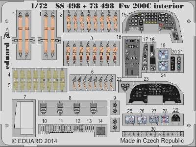 Fw 200C interior S. A. 1/72 - Trumpeter - image 2