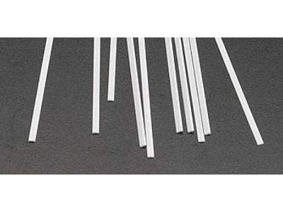 Rectangle Strip Styrene .020x.060x10 - 1 pcs. - image 1