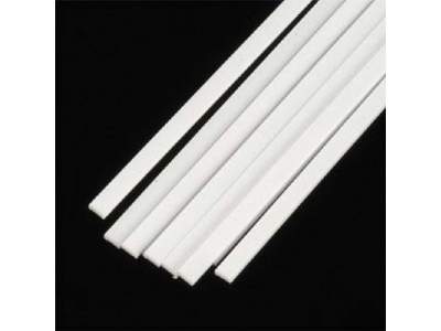 Rectangle Strip Styrene .020x.080x10 - 1 pcs. - image 1