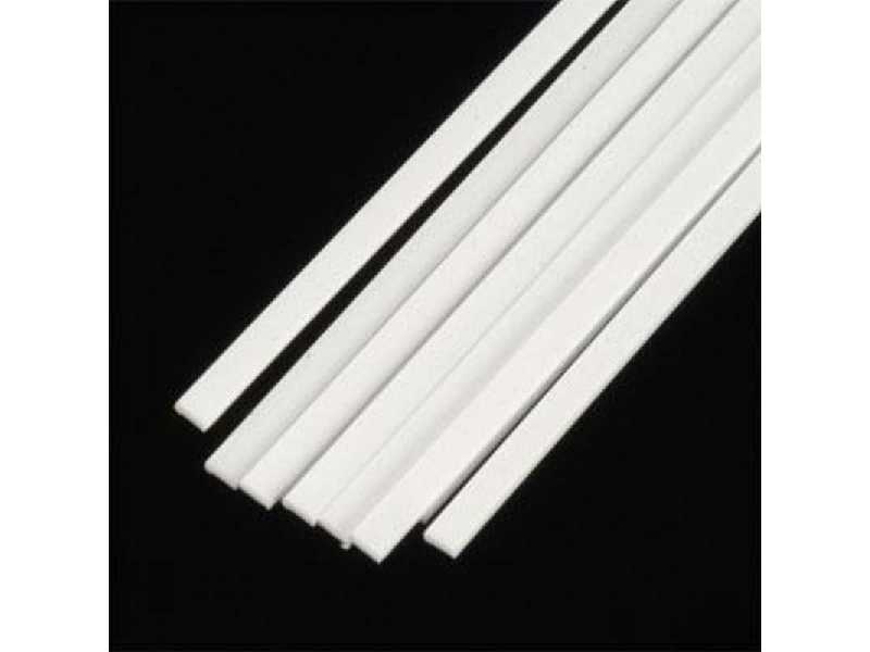 Rectangle Strip Styrene .020x.080x10 - 1 pcs. - image 1