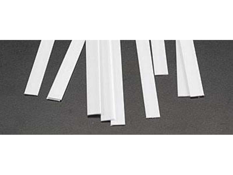 Rectangle Strip Styrene .020x1/4x10 - 1 pcs. - image 1