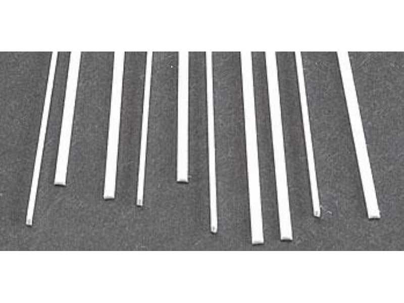 Rectangle Strip Styrene .030x.040x10 - 1 pcs. - image 1