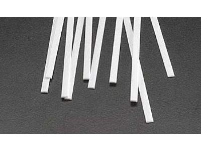 Rectangle Strip Styrene .030x.100x10 - 1 pcs. - image 1