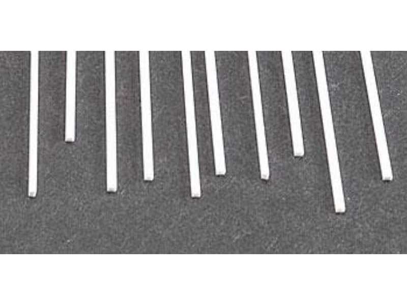 Rectangle Strip Styrene .040x.080x10 - 1 pcs. - image 1