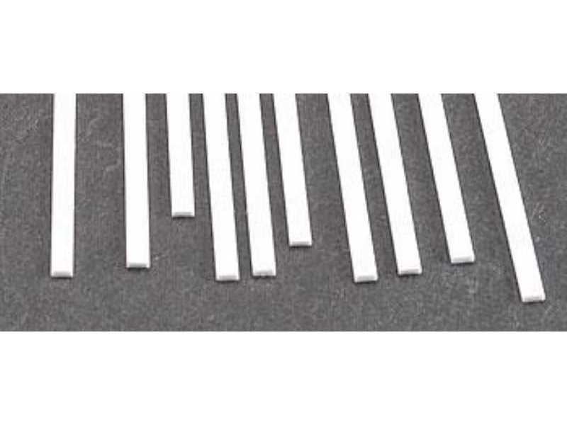 Rectangle Strip Styrene .040x.100x10 - 1 pcs. - image 1