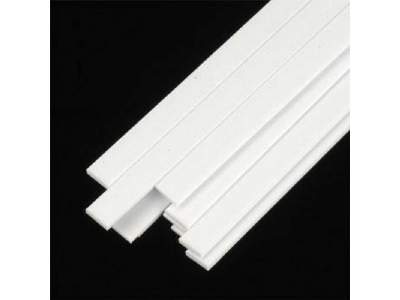 Rectangle Strip Styrene .040x5/32x10 - 1 pcs. - image 1