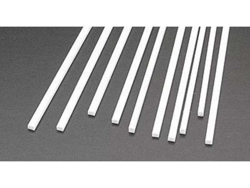 Rectangle Strip Styrene .080x1/8x10 - 1 pcs. - image 1