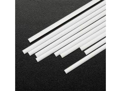 Half Round Styrene .100x.050x10 - 1 pcs. - image 1