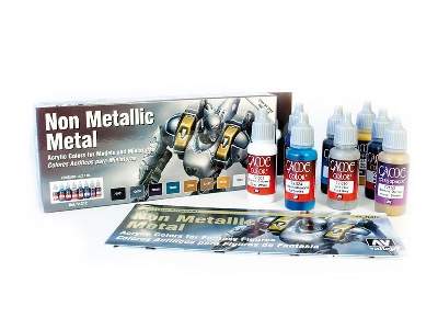 Non Metallic Metal Paint Set - 8 colors - image 1