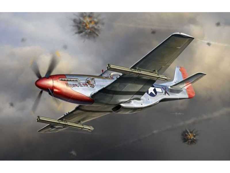 P-51K Mustang w/4.5 inch M10 Rocket Launcher - image 1