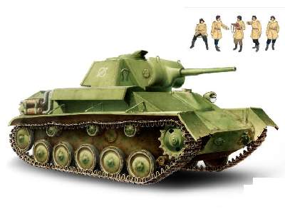 T-70 M Early Production Soviet Light Tank w/Crew - image 1