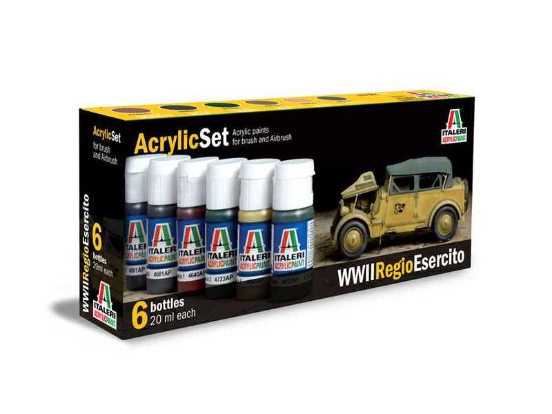 WWII Regio Esercito - paint set - 6 pcs. - image 1