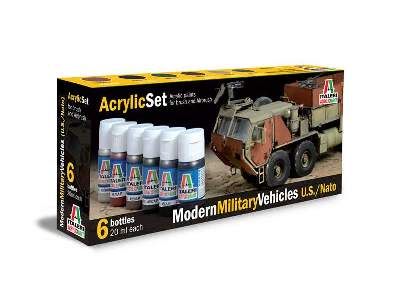 Modern Military Vehicles U.S./NATO - paint set - 6 pcs - image 1