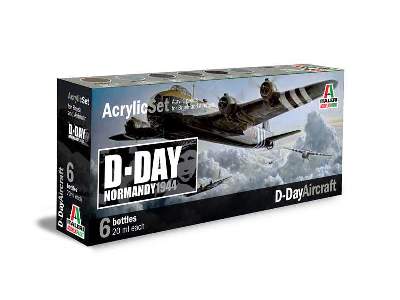 D-DAY Aircraft- paint set - 6 pcs. - image 1