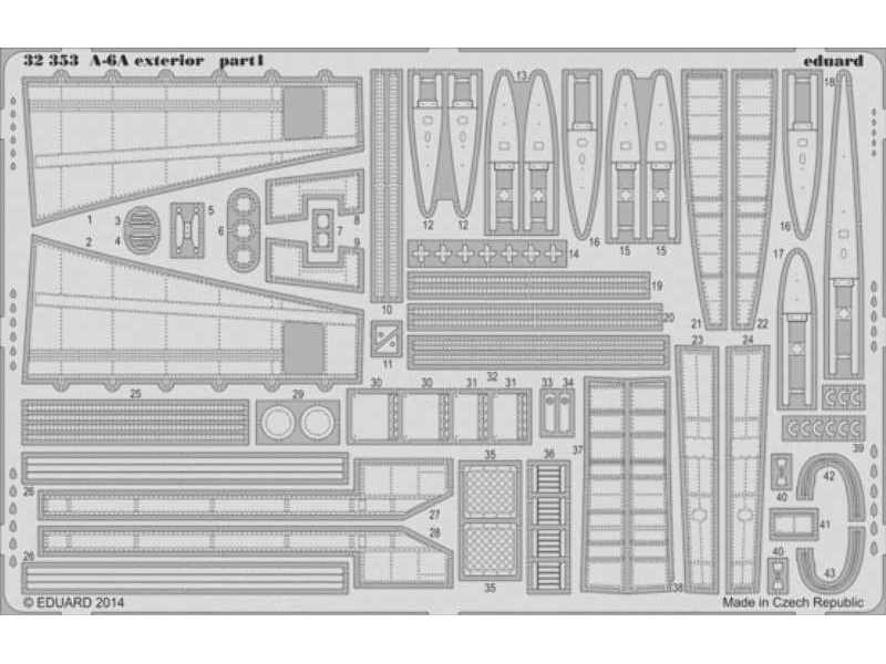 A-6A exterior 1/32 - Trumpeter - image 1