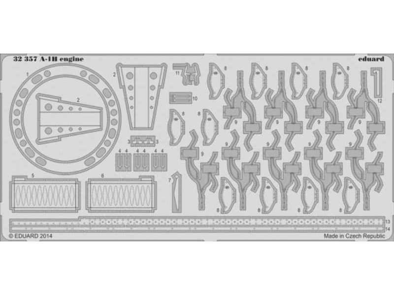 A-1H engine 1/32 - Trumpeter - image 1 A-1H engine 1/32 - Trumpeter - image 1