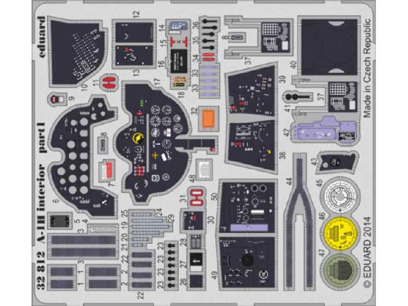 A-1H interior S. A. 1/32 - Trumpeter - image 1