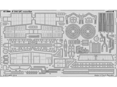 F-101A/ C exterior 1/48 - Kitty Hawk - image 1