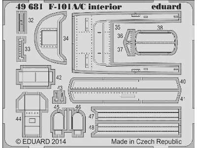 F-101A/ C interior S. A. 1/48 - Kitty Hawk - image 3