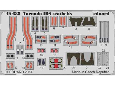 Tornado IDS seatbelts 1/48 - Revell - image 1