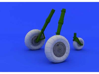 Bf 109G-10 wheels 1/32 - Revell - image 2