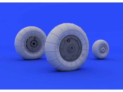 Bf 109G-10 wheels 1/32 - Revell - image 4