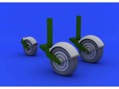 Meteor F.4 wheels 1/32 - Hk Models - image 2