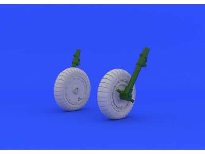 Fw 190 wheels late 1/48 - Eduard - image 1