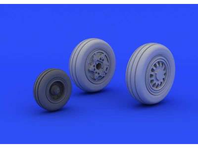 F-16CJ Block 50 wheels 1/72 - Tamiya - image 1