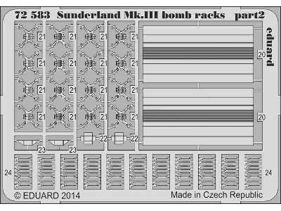Sunderland Mk. III bomb racks 1/72 - Italeri - image 3
