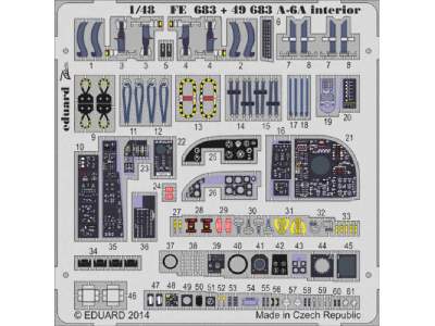 A-6A interior S. A. 1/48 - Hobby Boss - image 1