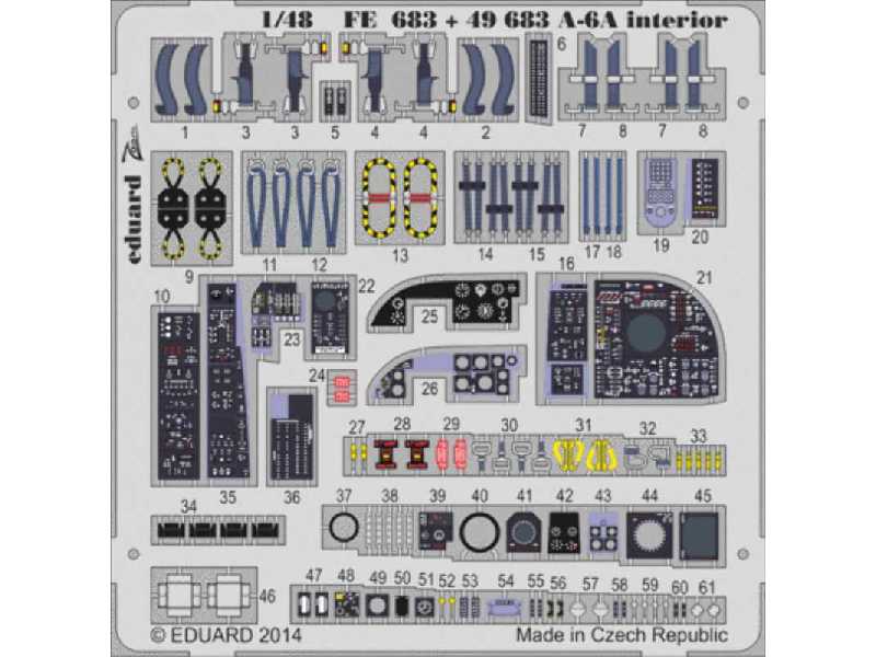 A-6A interior S. A. 1/48 - Hobby Boss - image 1