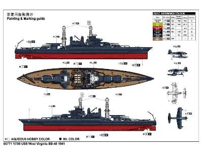 USS West Virginia BB-48 1941 - image 3