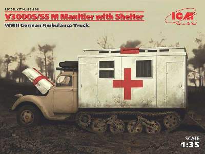 V3000S/SS M Maultier with Shelter, WWII German Truck - image 1