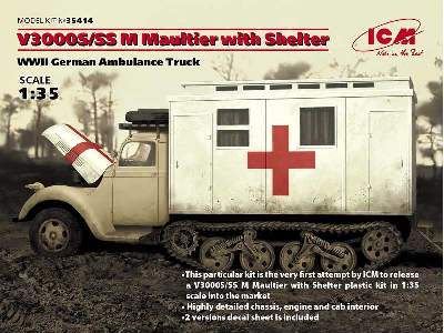 V3000S/SS M Maultier with Shelter, WWII German Truck - image 9